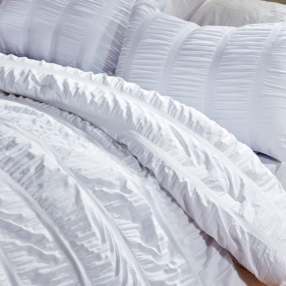 Amazon｜SLEEP ZONE オールシーズン シアサッカー 掛け布団セット 高級